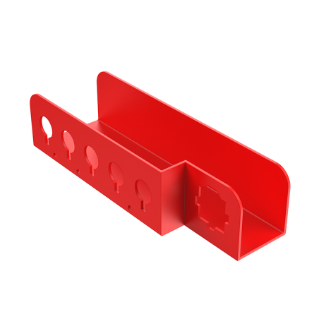 BASE PORTAUTENSILI 8 STELI D.32 ADATTATORE AD-40