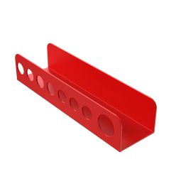 BASE PORTAUTENSILI 7 STELI DIAM.25 BOCCOLA DIAM.32